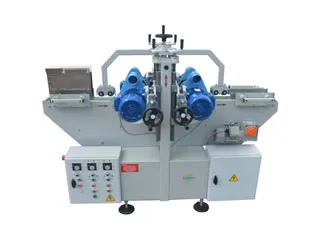 Machine de meulage à deux têtes avec panneau de commande