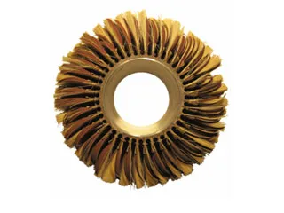 Brosse de meulage ronde pour usage industriel