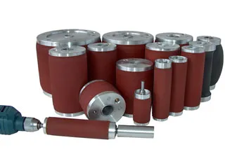 Assortiment de tambours de meulage pour machines industrielles